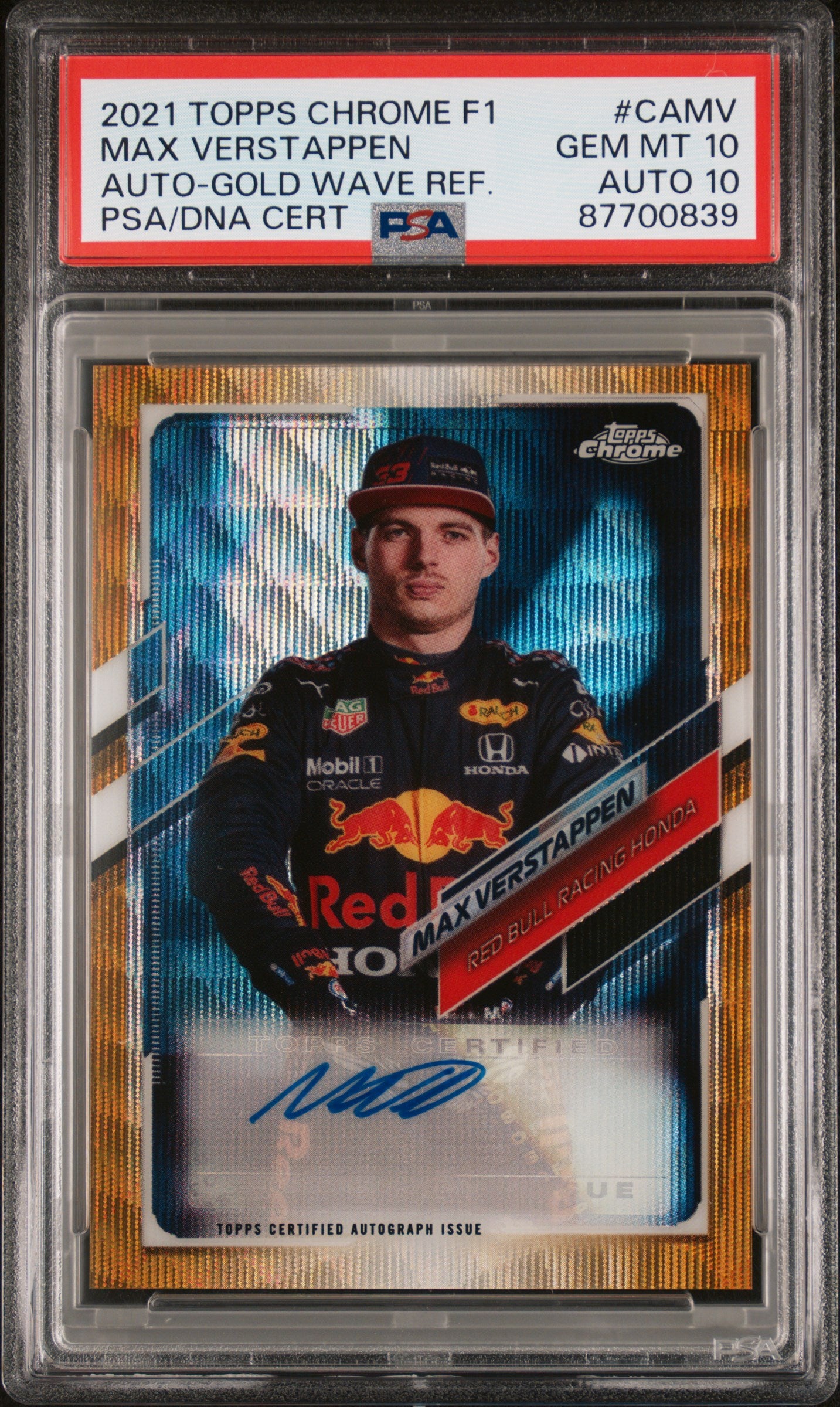 PSA 10 - Red 3/5 Max Verstappen - 2023 Sapphire Selections